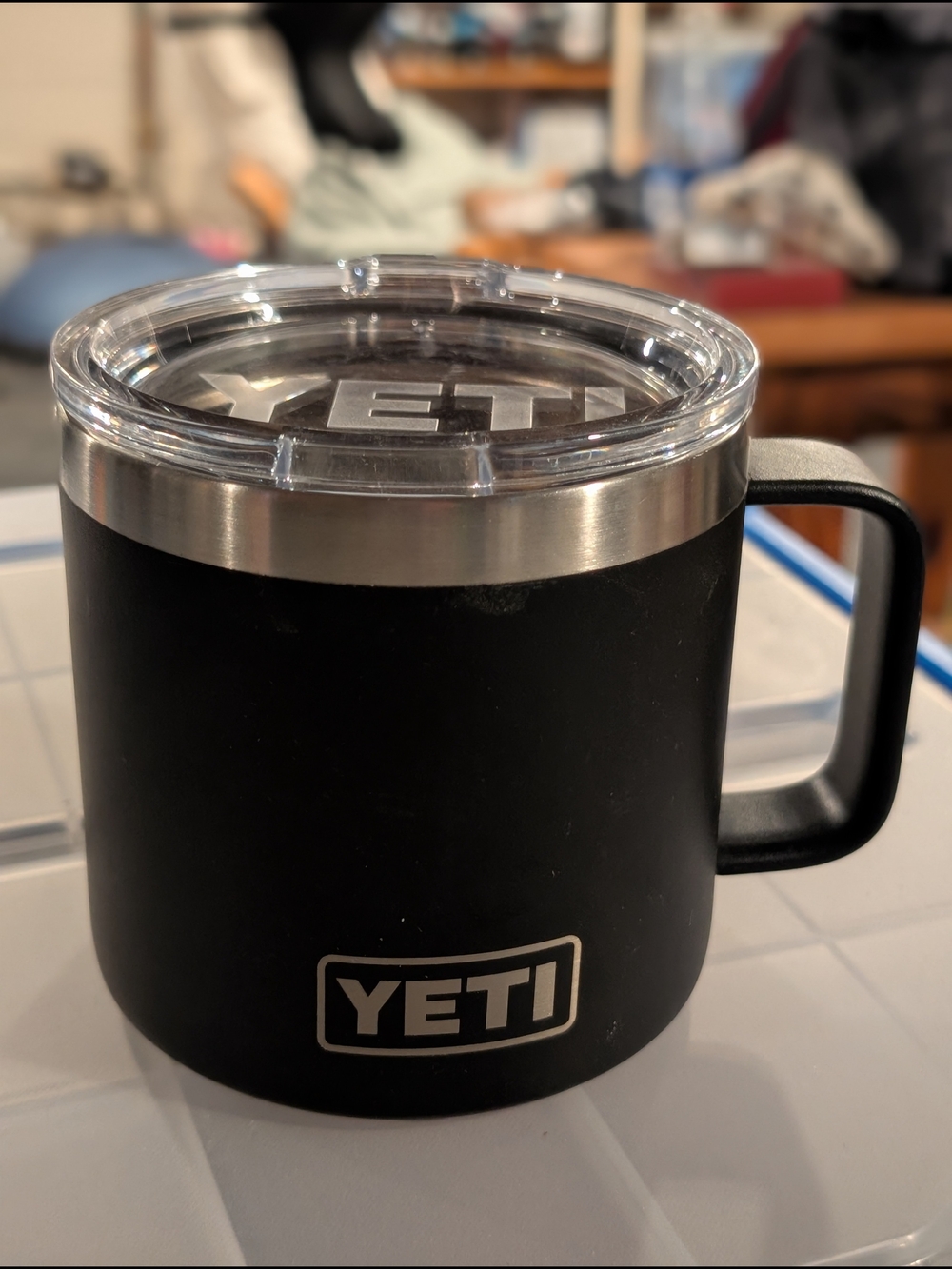 Yeti Rambler 14oz Black Insulated Mug